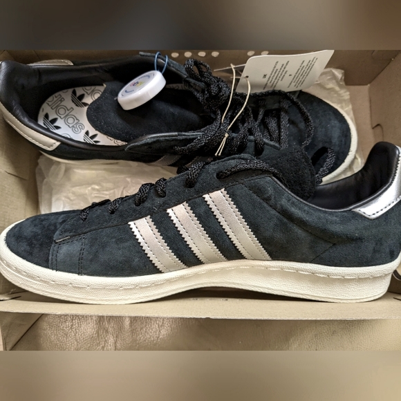 Adidas Campus 80s - Black/White/Silver - rare - Picture 2 of 8
